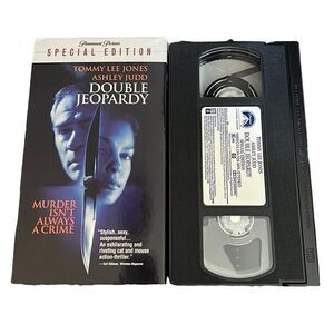 Double Jeopardy VHS Tape Home Movie Ashley Judd and Tommy Lee Jones Thriller